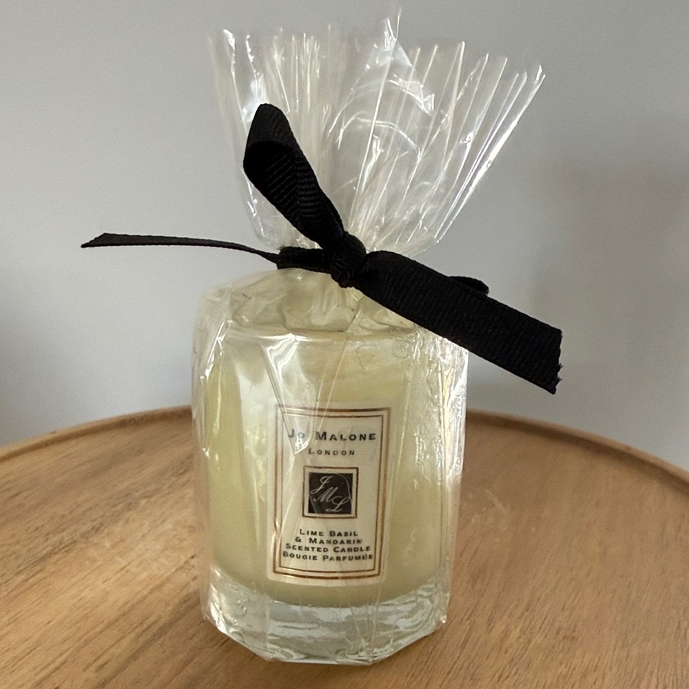 Jo Malone Lime Basil & Mandarin Candle with Black Ribbon